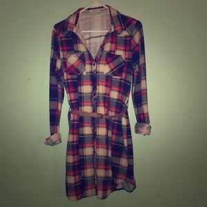 Flannel dress